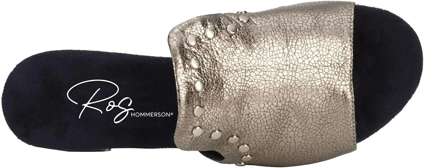 Ros Hommerson Women's BIZZY Comfortable & Supportive Leather Slip-On Sandal