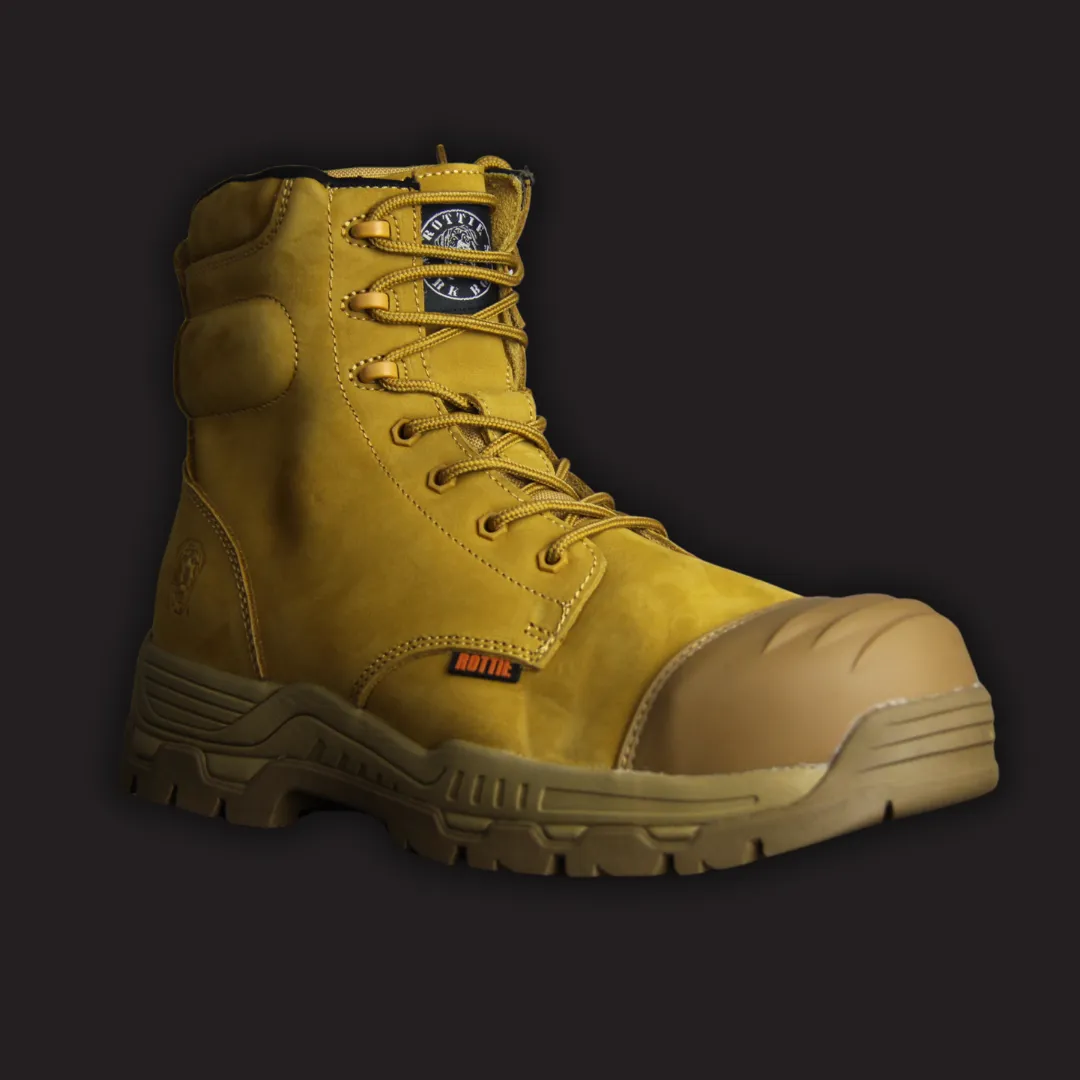 ROTTIE RWB9C - ZIPSIDE HIGH CUT SAFETY BOOT (COMPOSITE TOE)