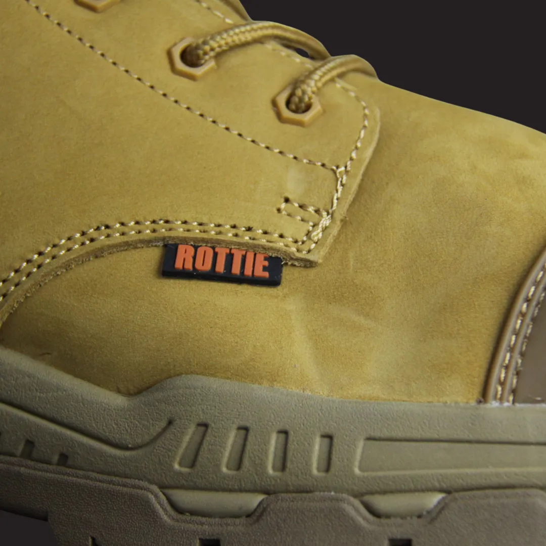 ROTTIE RWB9C - ZIPSIDE HIGH CUT SAFETY BOOT (COMPOSITE TOE)