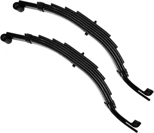 RUSSO 2PK Trailer Leaf Spring 6 Leaf Slipper 4000lbs Capacity for 8000 Lbs Axle
