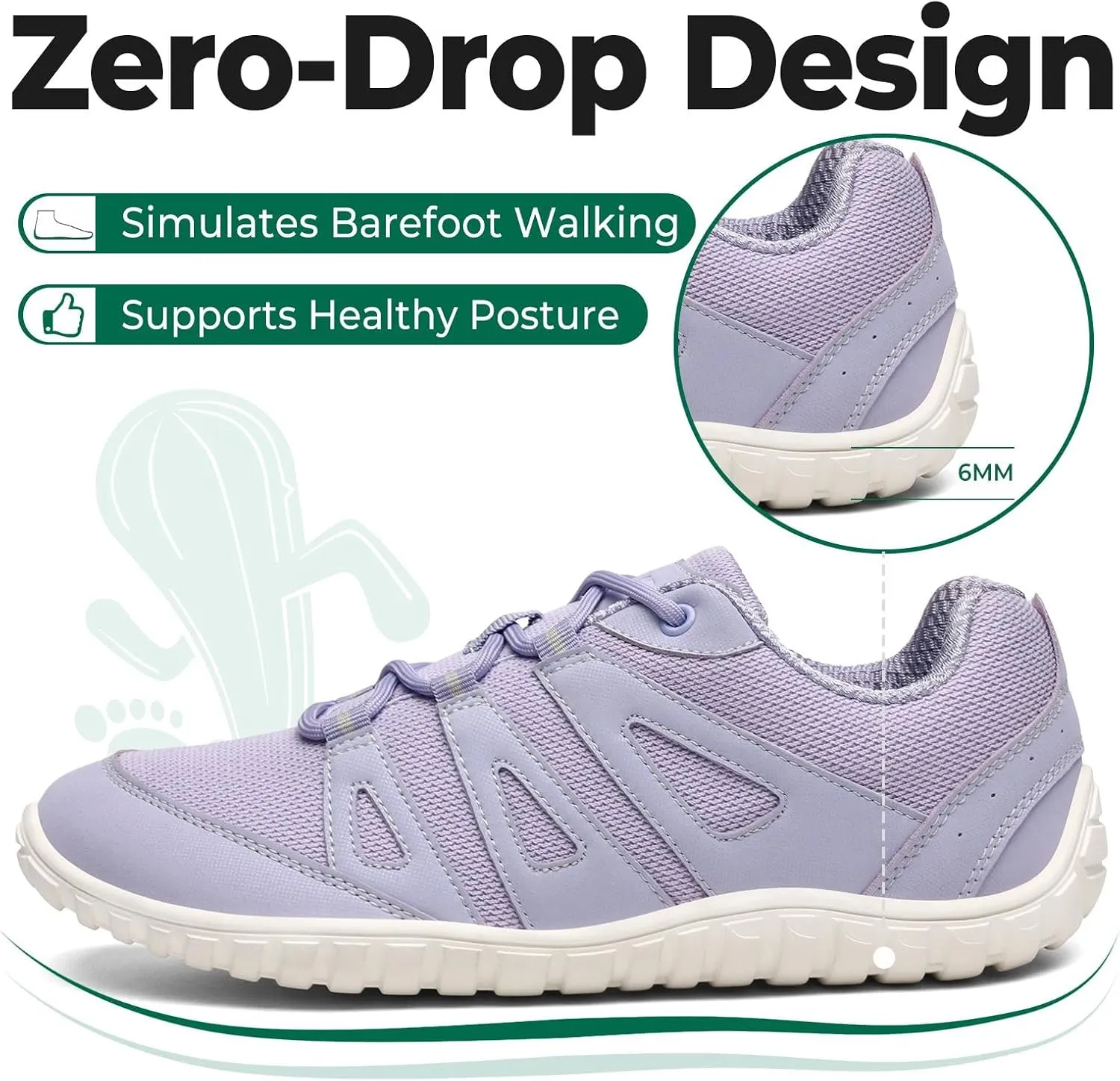 SAGUARO Barefoot Shoes Women Men Comfortable Wide Toe Box Outdoor Minimalist Drop Sole Shoes