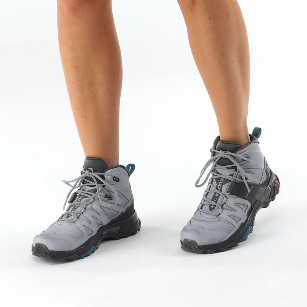 Salomon X Ultra 4 Mid GTX Hiking Shoe - Women's Quarry/Black/Legion Blue