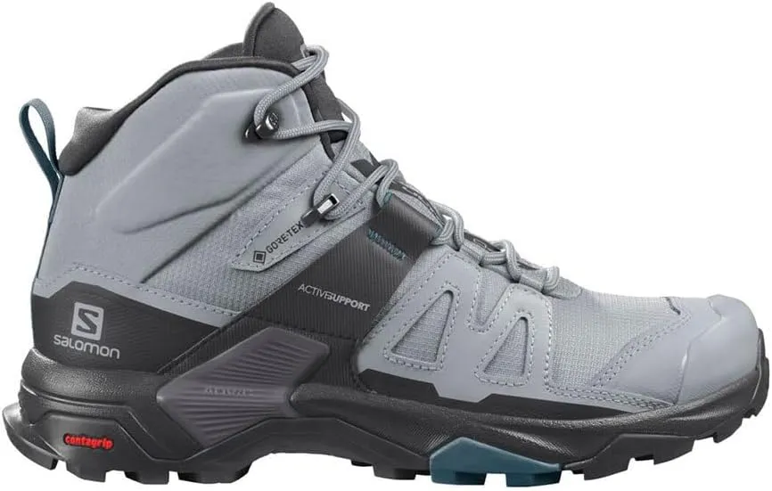 Salomon X Ultra 4 Mid GTX Hiking Shoe - Women's Quarry/Black/Legion Blue