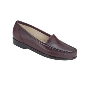 SAS Women's Simplify Slip On Loafer Antique Wine