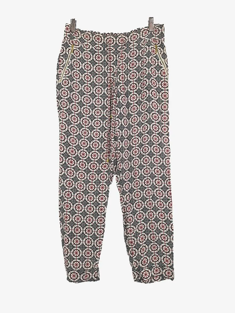 Sass & Bide Lightweight Geometric Rhythm Pants Size 8
