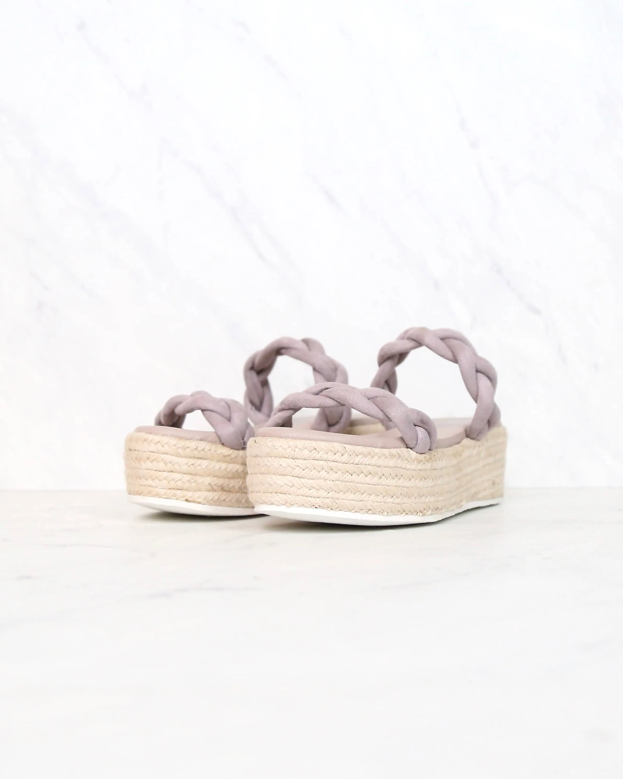 Sbicca Turner Slip On Espadrille Platfrom Sandal in Lavender