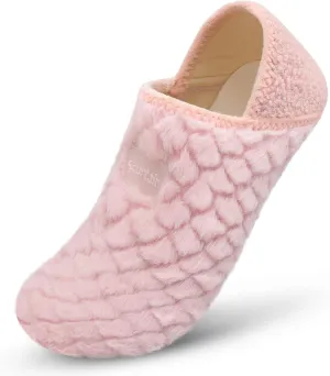 Scurtain Slippers for Women Men House Slipper Socks Lightweight Unisex Adults Barefoot Shoes Non-Slip Travel Slippers