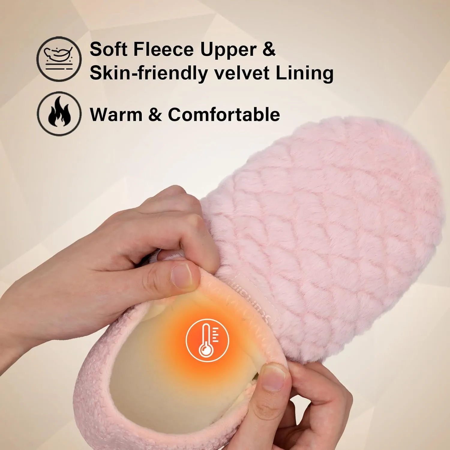 Scurtain Slippers for Women Men House Slipper Socks Lightweight Unisex Adults Barefoot Shoes Non-Slip Travel Slippers