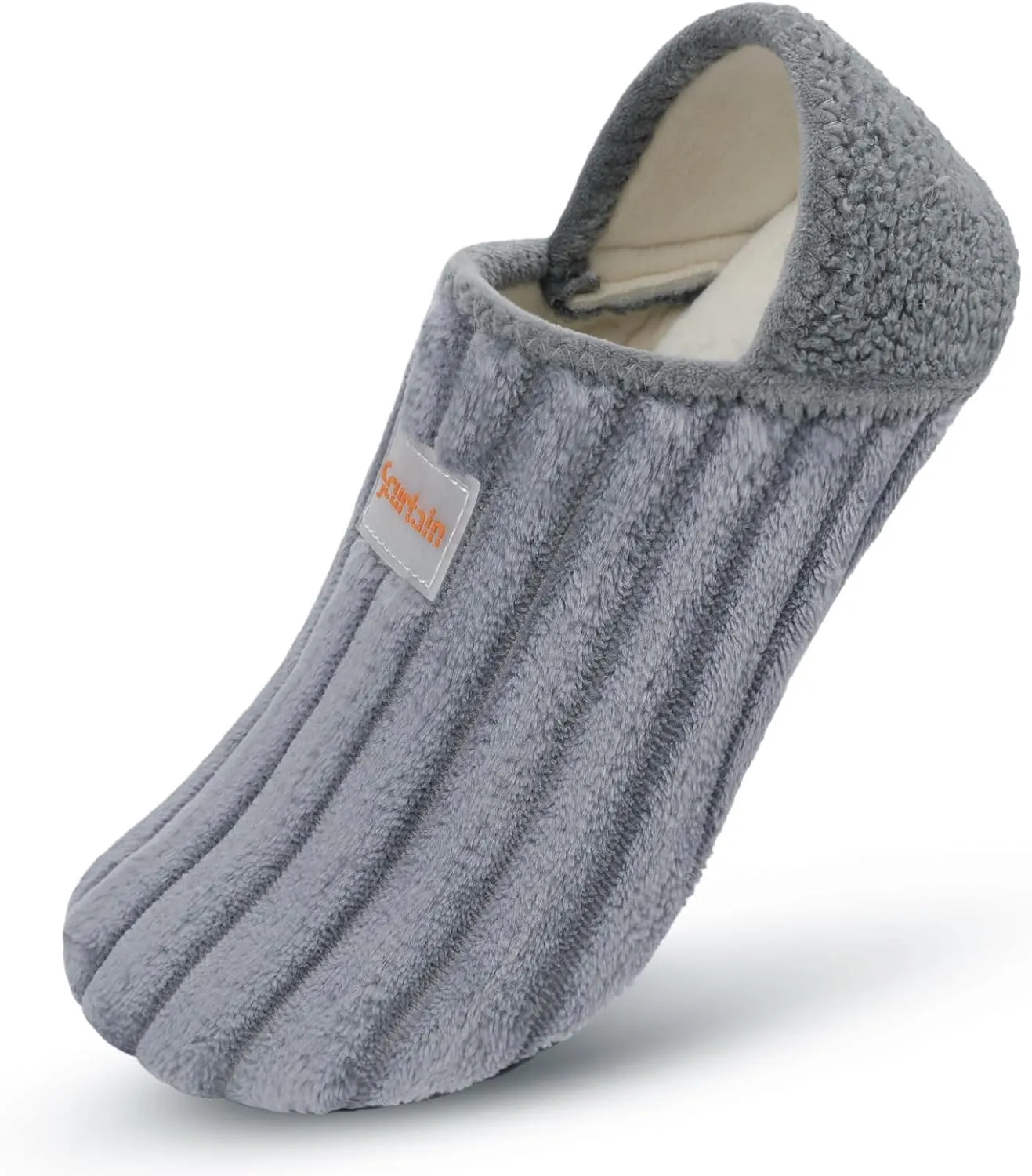 Scurtain Slippers for Women Men House Slipper Socks Lightweight Unisex Adults Barefoot Shoes Non-Slip Travel Slippers