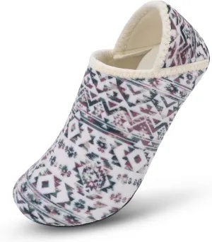 Scurtain Slippers for Women Men House Slipper Socks Lightweight Unisex Adults Barefoot Shoes Non-Slip Travel Slippers