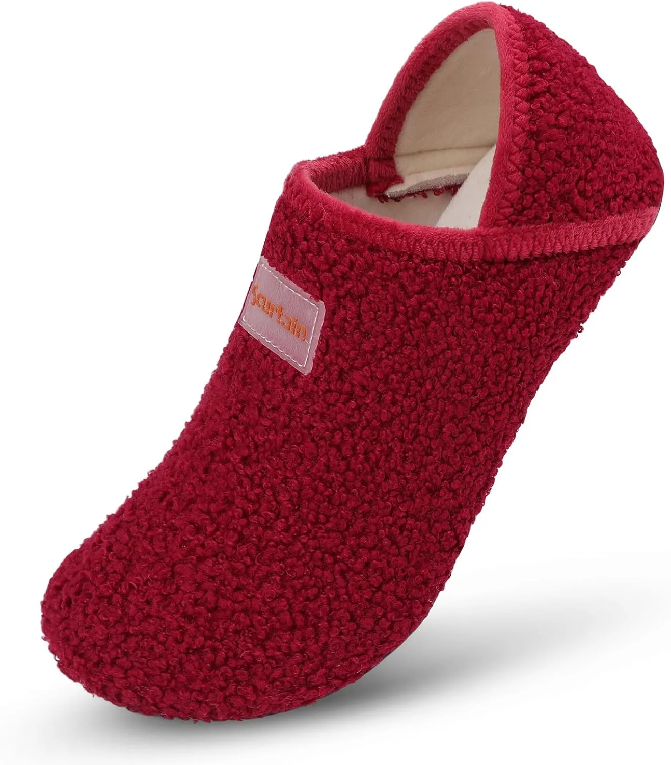 Scurtain Slippers for Women Men House Slipper Socks Lightweight Unisex Adults Barefoot Shoes Non-Slip Travel Slippers