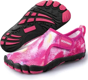 SEEKWAY Barefoot Water Shoes for Kids - Wide Toe Box and Quick-Dry Sand Shoes Toddler for Hiking Swim Beach Pool Kayak Sport Accessories, Camping Essentials Non-Slip for Boys Girls Sizes