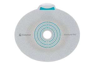 Sensura Mio Flex Skin Barrier, Non-Convex, Cut-To-Fit Stoma Opening 3/8" - 1-1/4" (10mm - 33mm), Flange 1-3/8" (35mm) - Box of 10