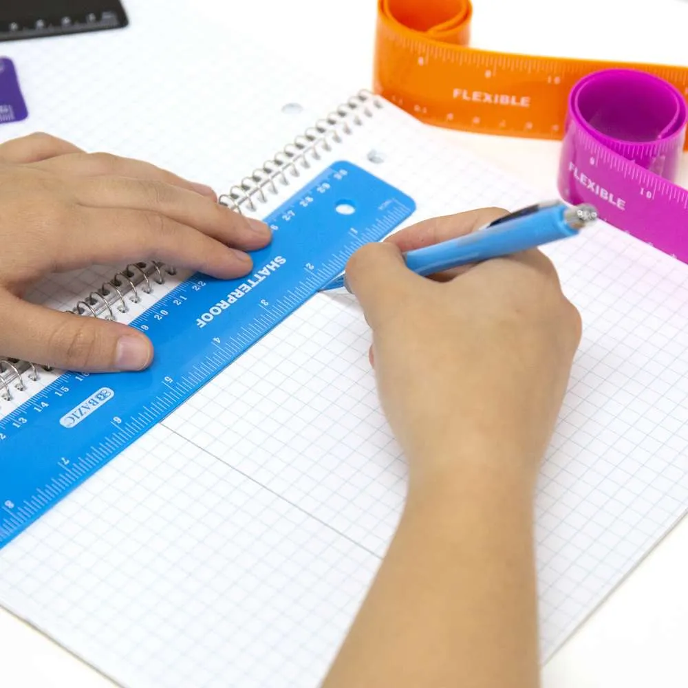 Shatterproof Flexible Ruler 12" (30cm)