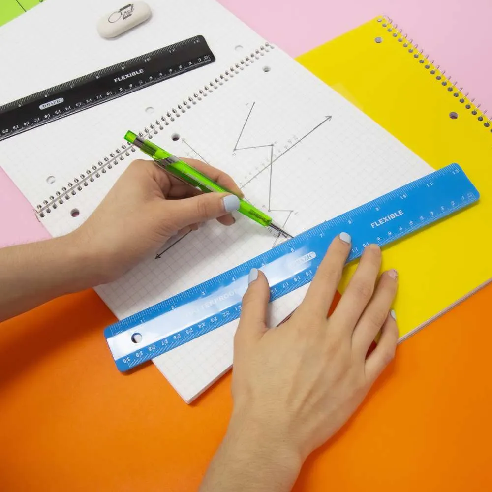 Shatterproof Flexible Ruler 12" (30cm)