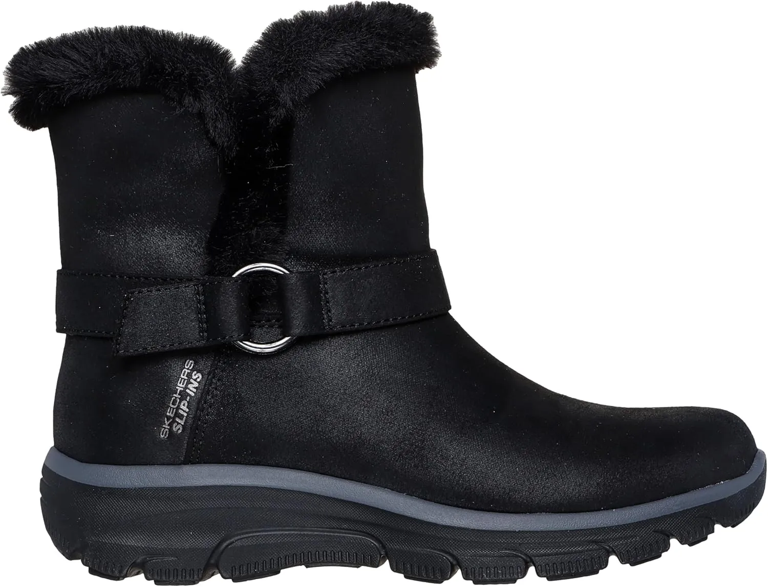 Skechers Women's Easy Going-Dreamers Move-Hands Free Slip-ins Ankle Boot
