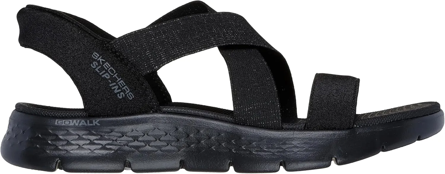 Skechers Women's Go Walk Flex Sandal-Glimmer Up Hands Free Slip-ins