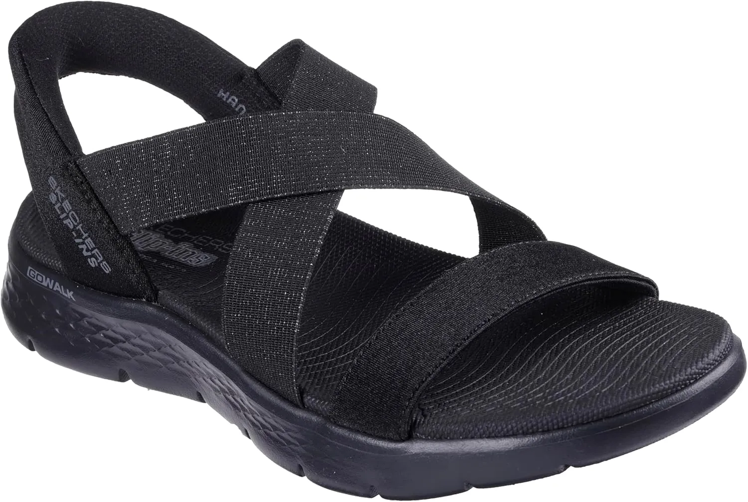 Skechers Women's Go Walk Flex Sandal-Glimmer Up Hands Free Slip-ins