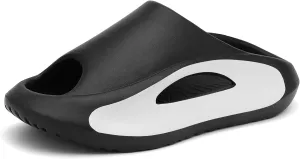 Slides Sandals for Men Women Open Toe Slide Platform Slippers Summer Anti-Slip Beach Shower Shoes Anti Collision Thick Sole