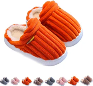 Slipper Booties, Winter Fuzzy Warm Thick-Soled Plush House Cloud Slides Children's, Sweat-Wicking, Cold-Resistant