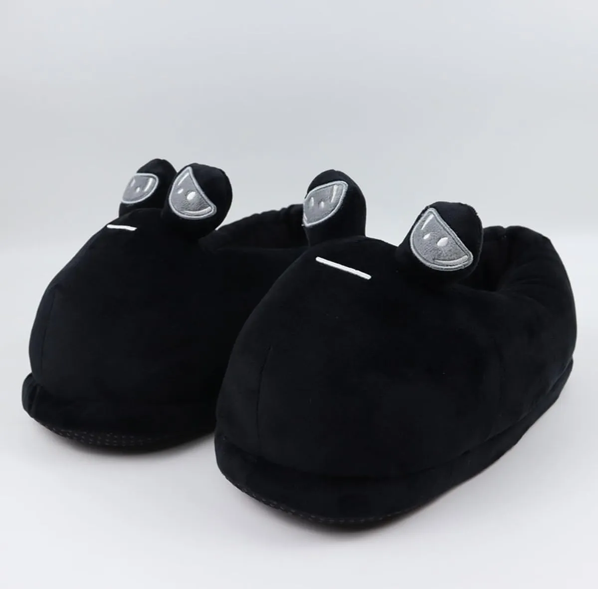 Slippers Alien Sad Pou Plush Doll Animal Fluffy Slippers for Children Adults Women Funny Winter