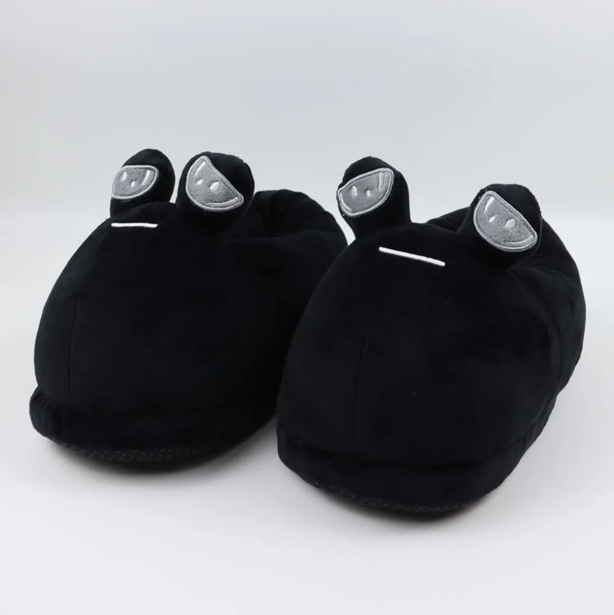 Slippers Alien Sad Pou Plush Doll Animal Fluffy Slippers for Children Adults Women Funny Winter