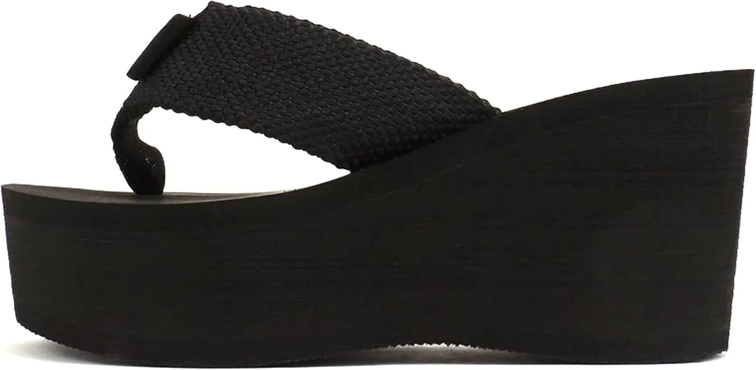 Soda Oxley-S Womens EVA Flip Flop Slip on Platform Sandals