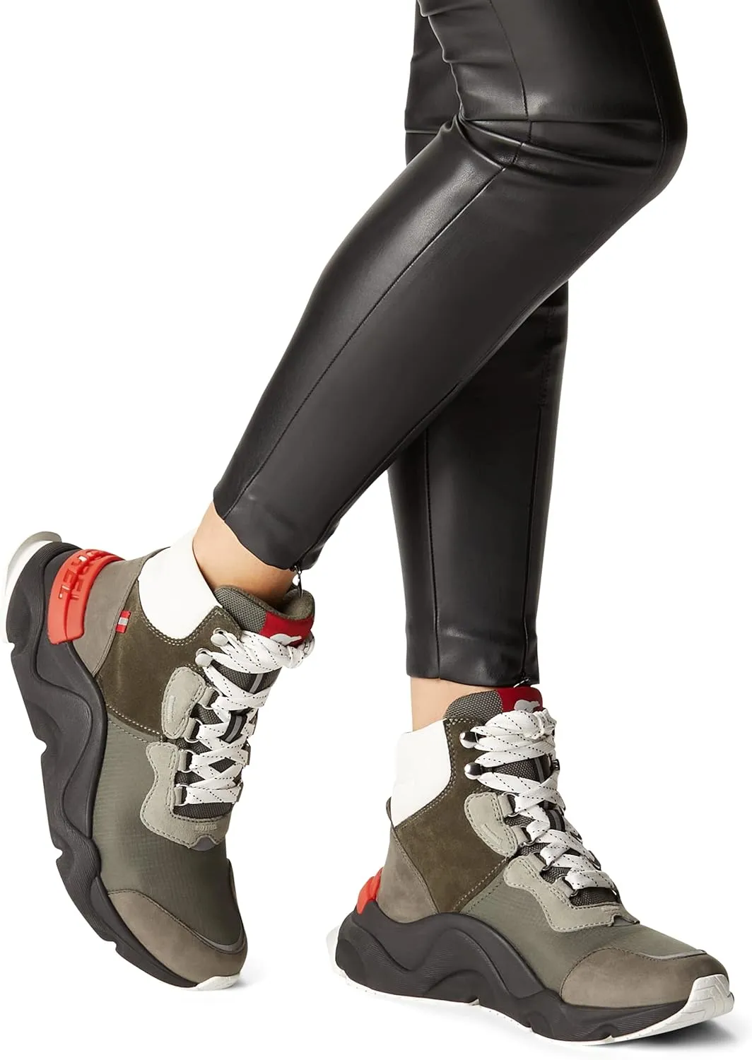 Sorel Women's Kinetic RNEGD Conquest Boot — Waterproof Leather Winter Boots