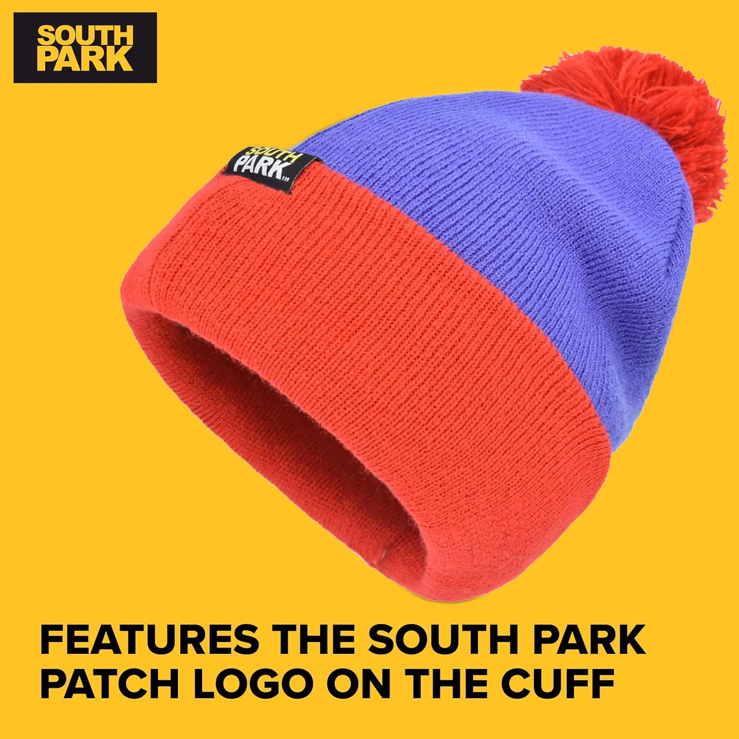 South Park Character Cosplay Headwear, Stan Marsh, Kyle Broflovski, Eric Cartman, and Kenny McCormick Designs
