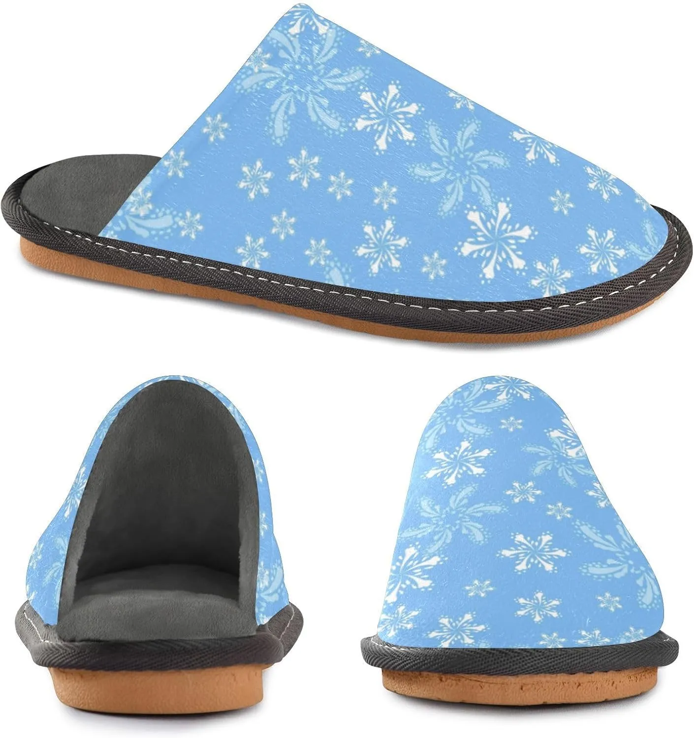 Spa Slippers Indoor House Fuzzy Slippers Soft Memory Foam Non-Slip Home Slipper Winter Shoes For Bedroom Hotel Travel 4-11