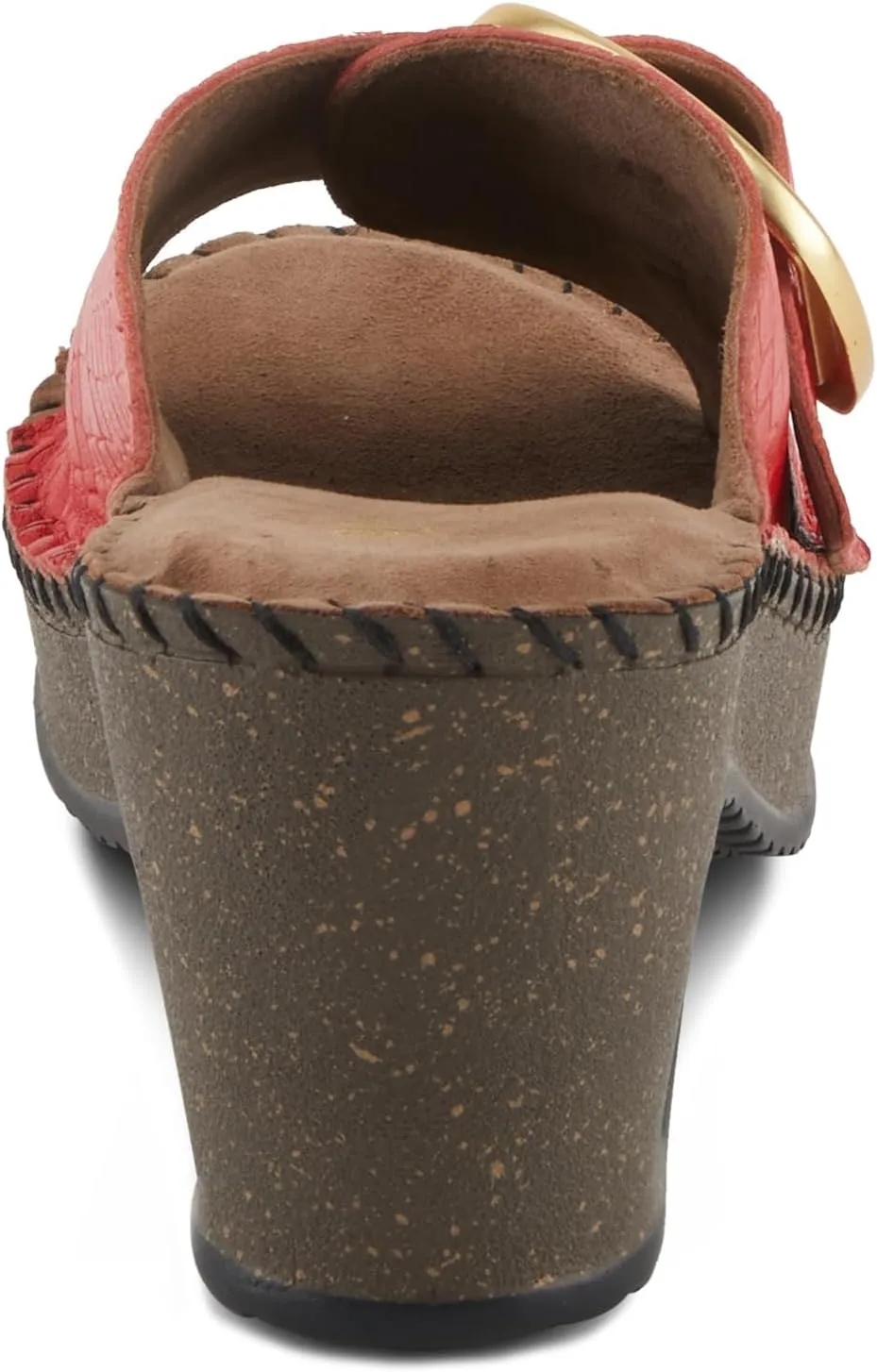Spring Step Women's Nienna Demi Wedge Slip-On Slide Sandal