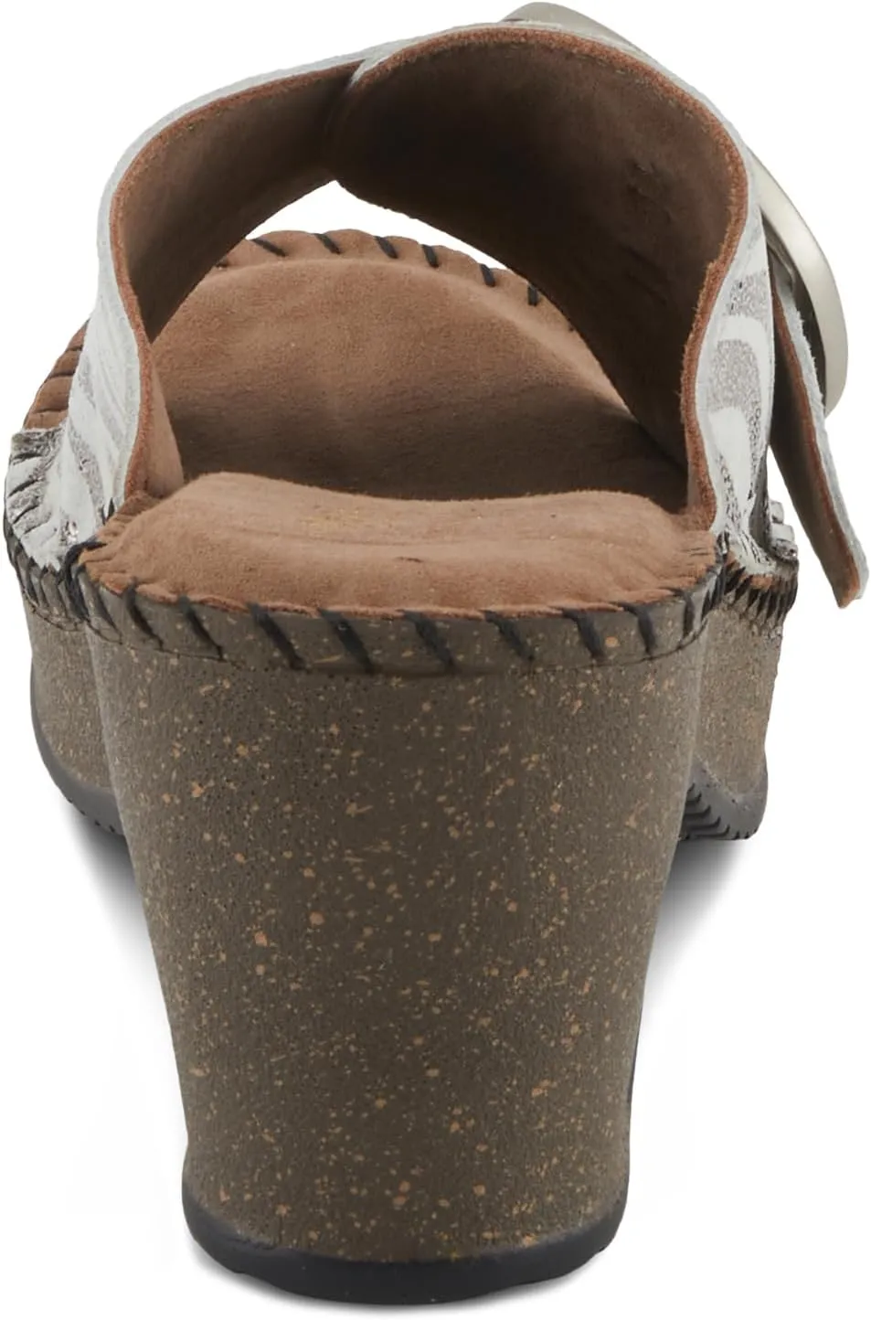 Spring Step Women's Nienna Demi Wedge Slip-On Slide Sandal