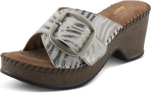 Spring Step Women's Nienna Demi Wedge Slip-On Slide Sandal