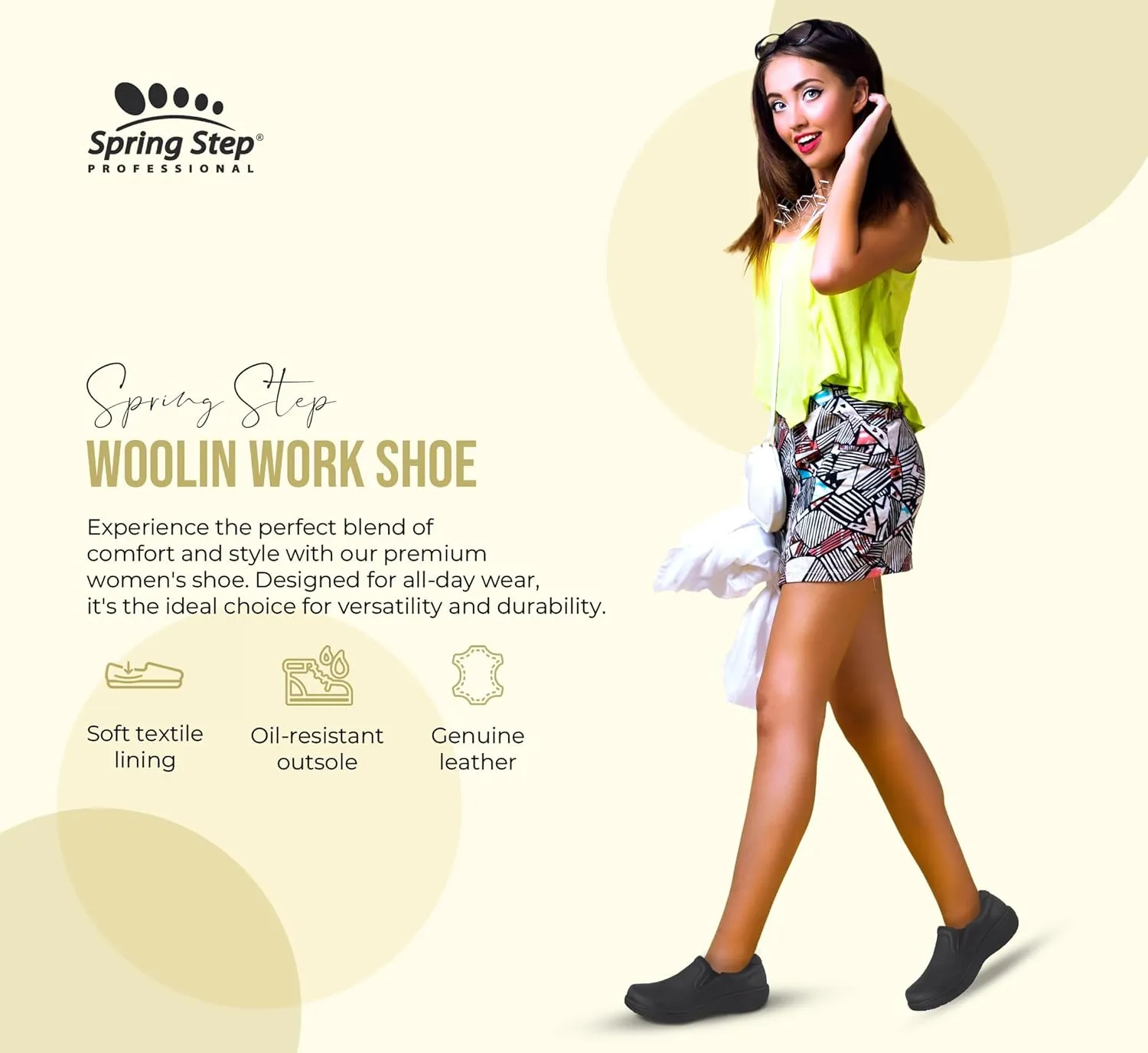 Spring Step Women's Woolin Work Shoe