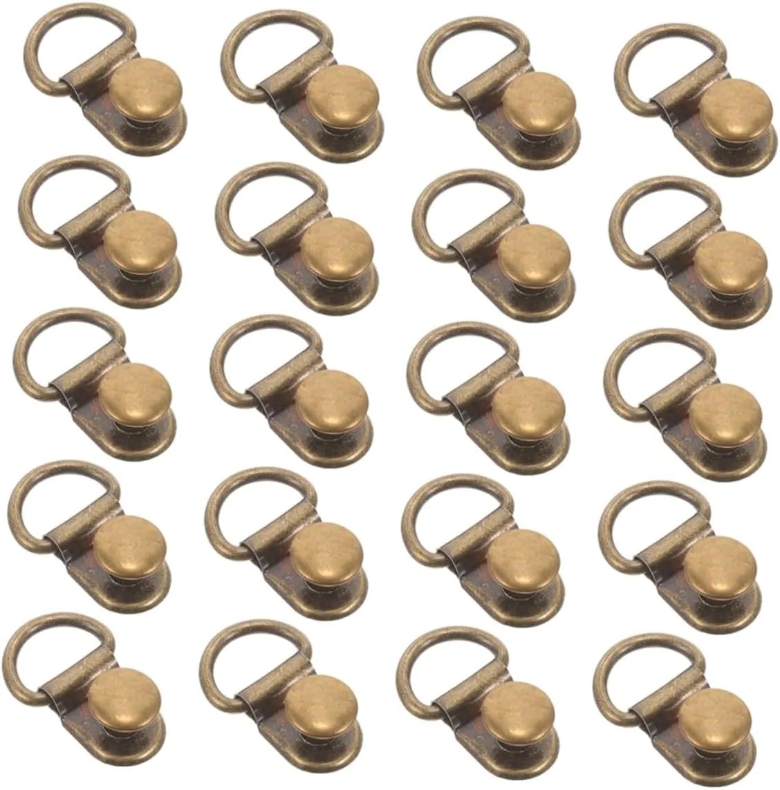 Stainless Steel Boot Hooks 40pcs Shoelace Buckles for Boot Repair Shoes User-friendly Buckle Design