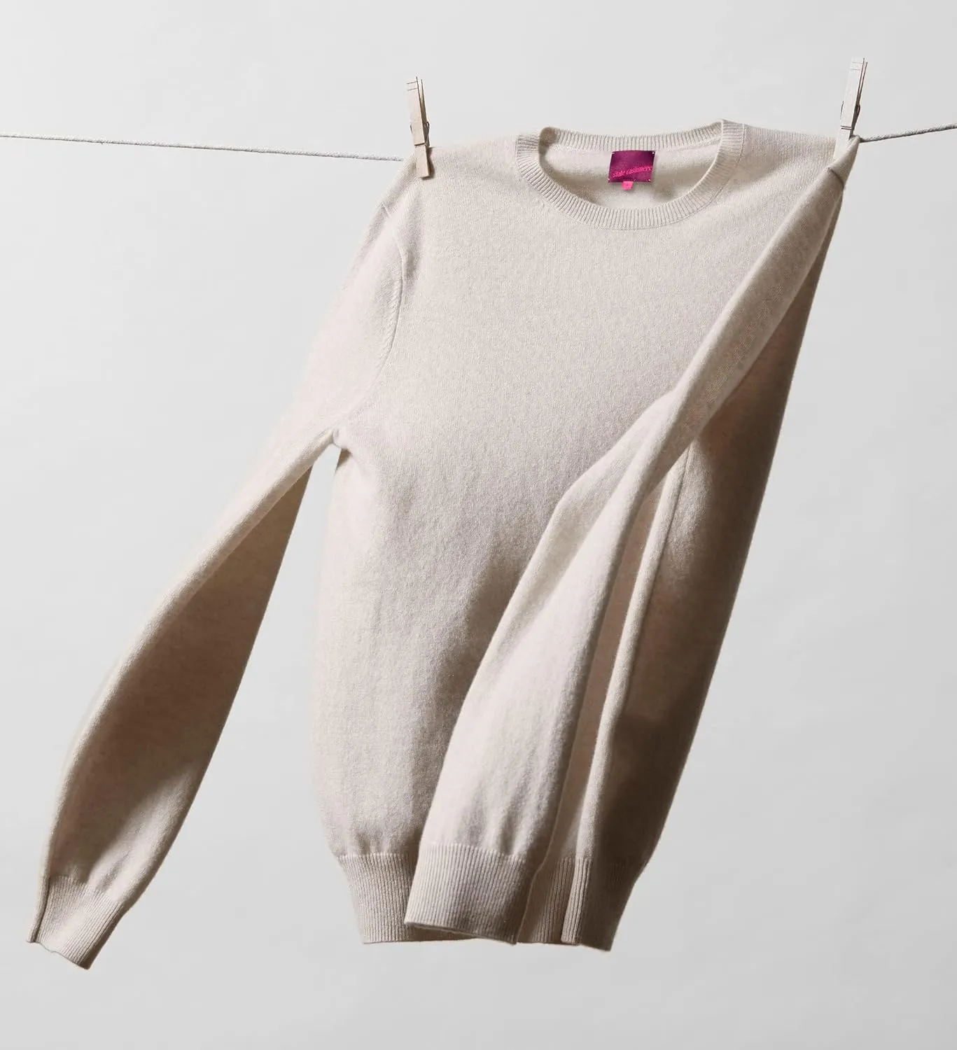 State Cashmere Men's Essential Crewneck Sweater 100% Pure Cashmere Classic Long Sleeve Pullover