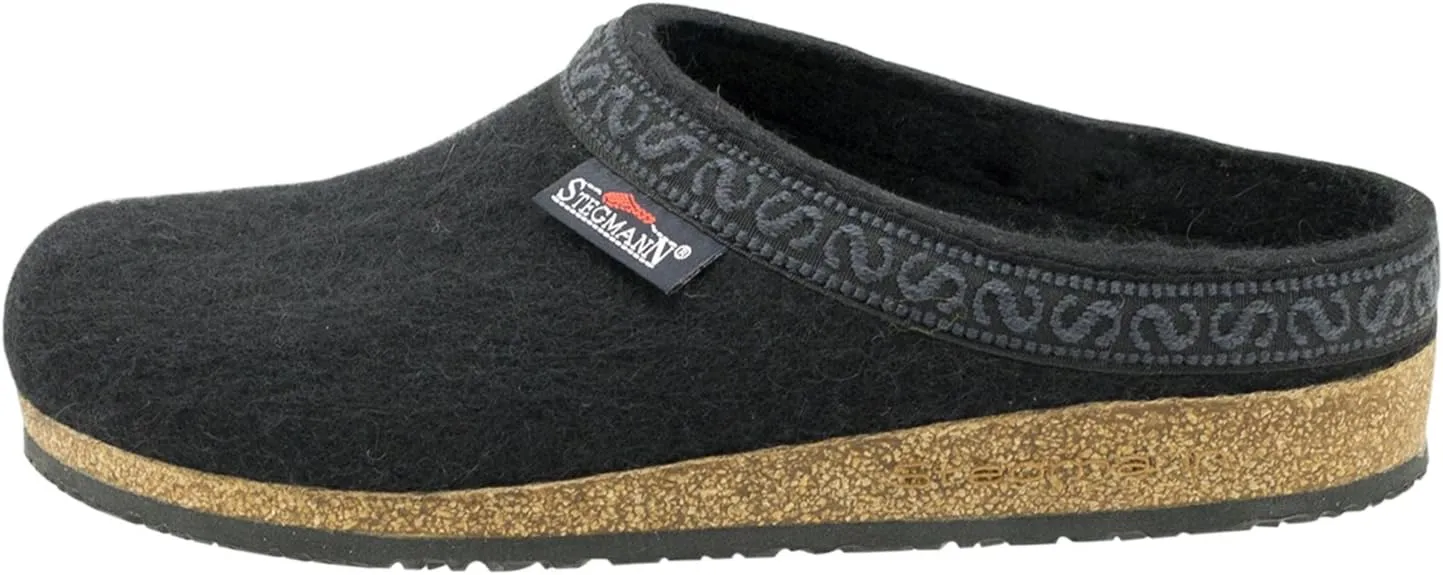 Stegmann Women's 'Original 108' Wool Clog with Cork Sole - Wide Width