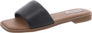 Steve Madden Womens Sandra Woven Slip On Slide Sandals