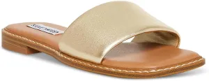 Steve Madden Womens Sandra Woven Slip On Slide Sandals