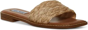 Steve Madden Womens Sandra Woven Slip On Slide Sandals