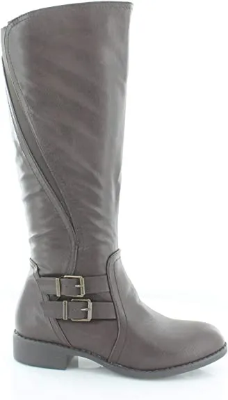 Style & Co. Womens Milah Tall Casual Mid-Calf Boots Brown 6 Medium (B,M)