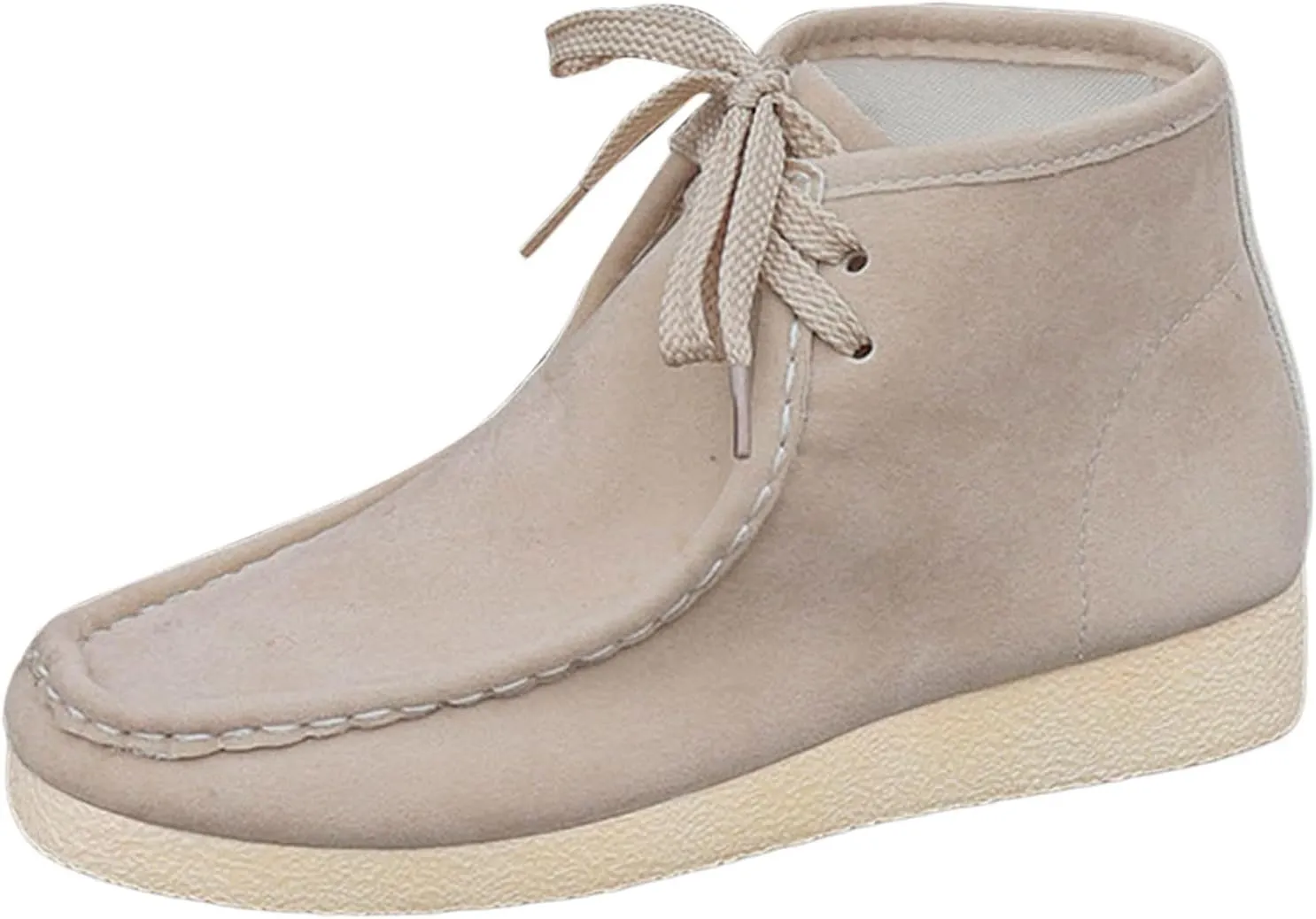 Suede Chukka Boots Women Casual Moccasin Boots Wallabee Boot Shoes Comfort Lightweight Desert Boots Kickers Shoes