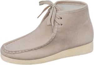 Suede Chukka Boots Women Casual Moccasin Boots Wallabee Boot Shoes Comfort Lightweight Desert Boots Kickers Shoes