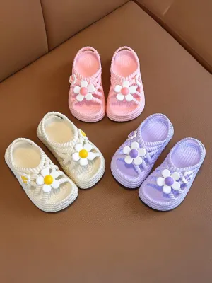 Sunshine Daisy Slip-On Sandals