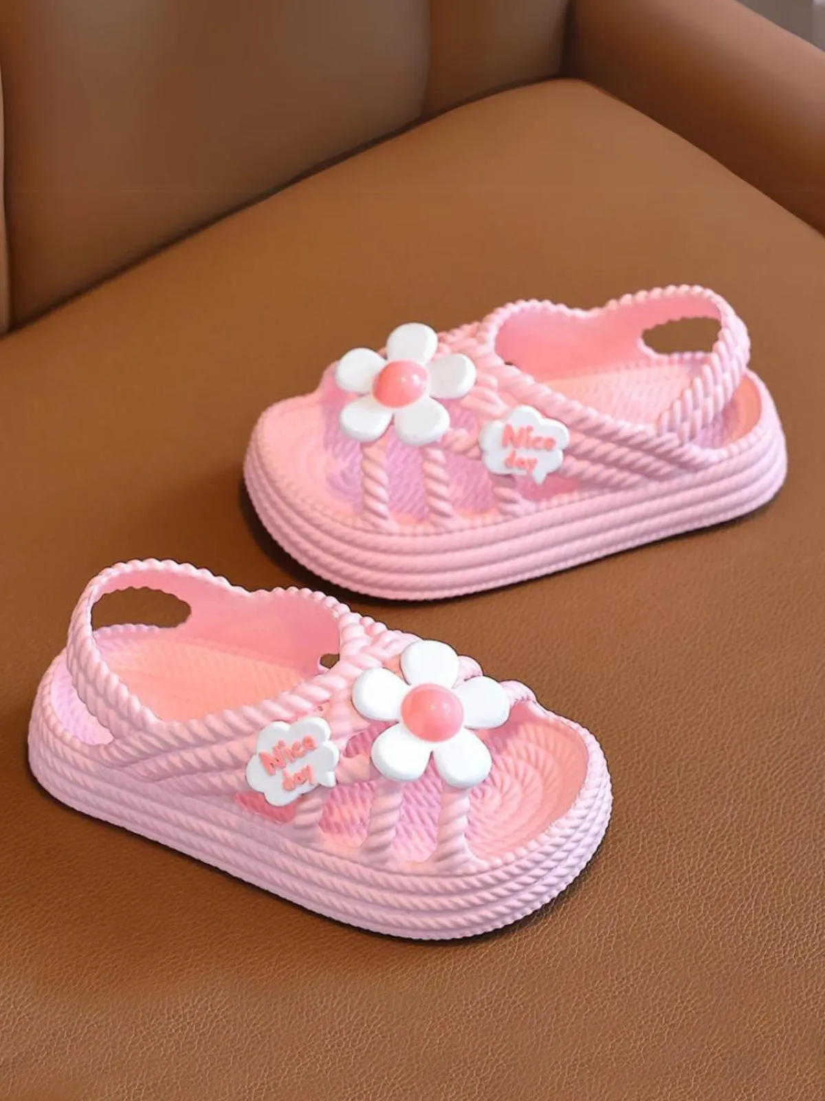 Sunshine Daisy Slip-On Sandals