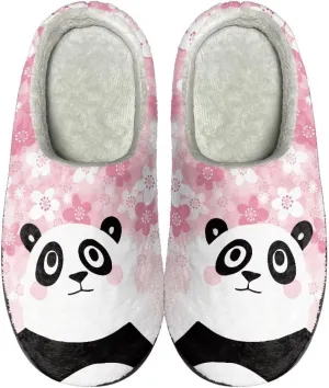 Suobstales Fuzzy Slipper for Women, Cute Warm Cozy Clog Slipper Open Back House Shoes, Anti-Slip Cushion Bedroom Slipper