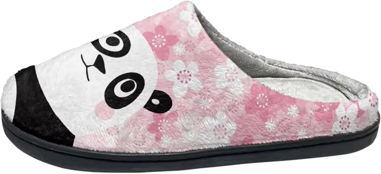 Suobstales Fuzzy Slipper for Women, Cute Warm Cozy Clog Slipper Open Back House Shoes, Anti-Slip Cushion Bedroom Slipper