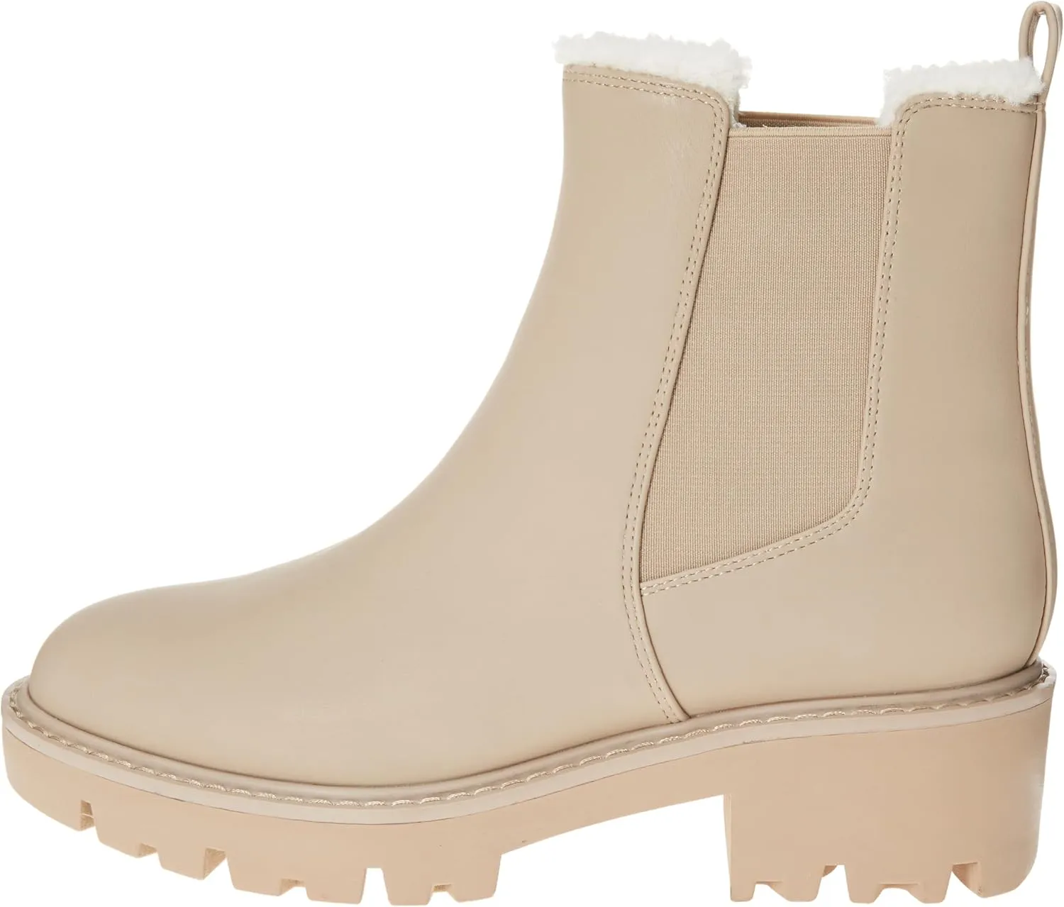 The Drop Women's Campbell Sherpa Chelsea Boot