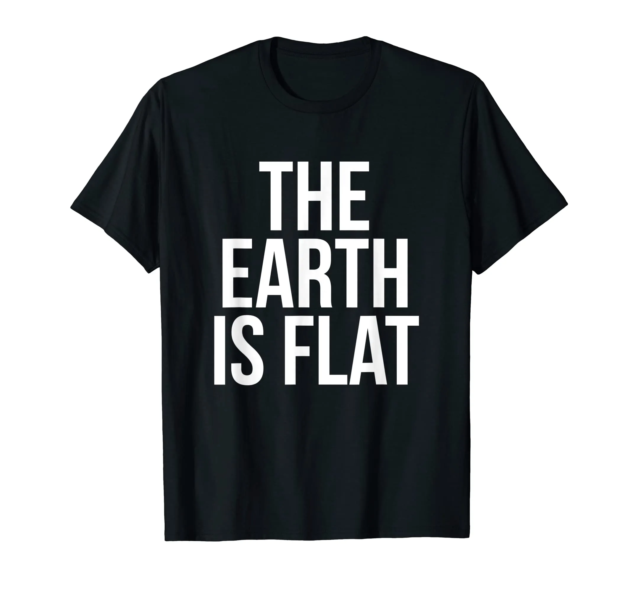 The Earth Is Flat T-Shirt Flat Earther Stationary Plane Gift