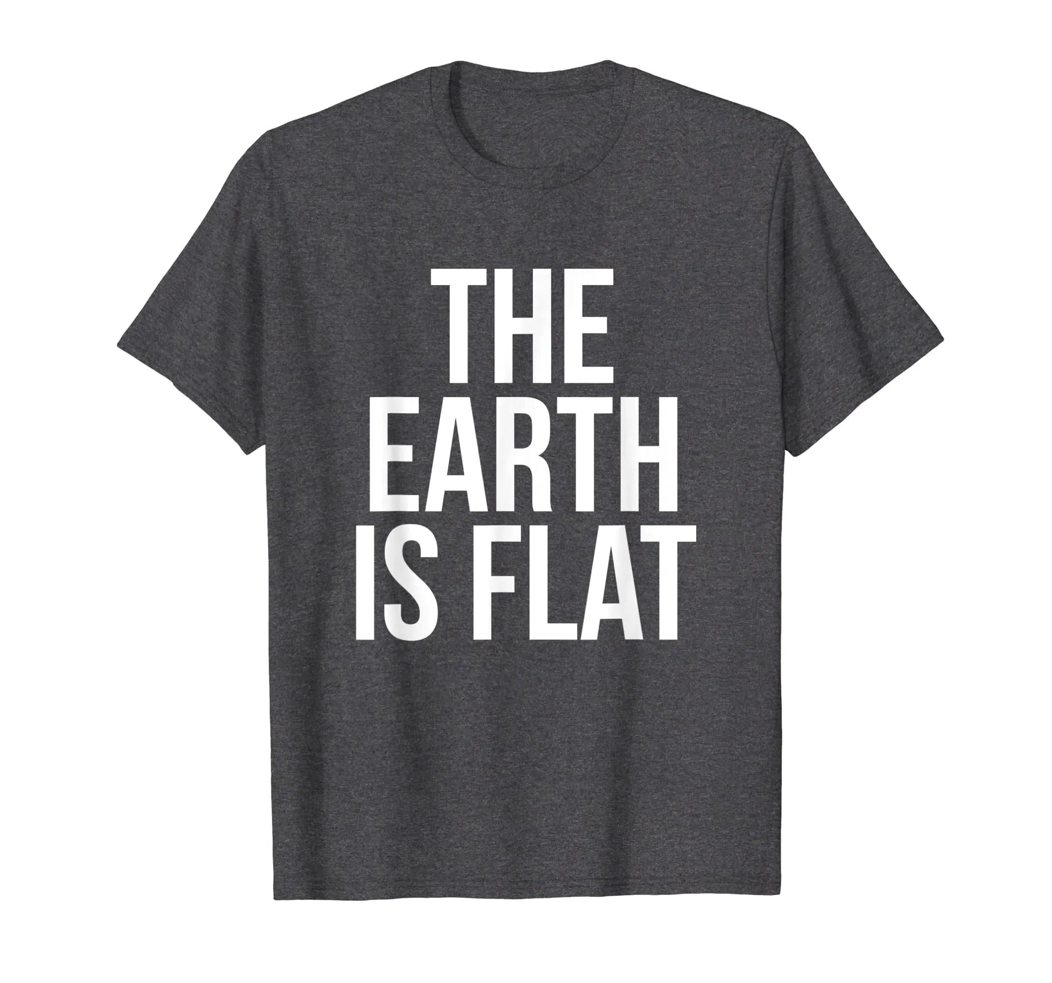 The Earth Is Flat T-Shirt Flat Earther Stationary Plane Gift